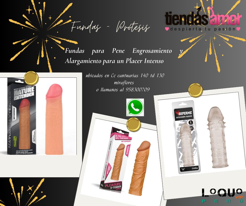 Sex Shop Lima Metropolitana: fundas para caballeros