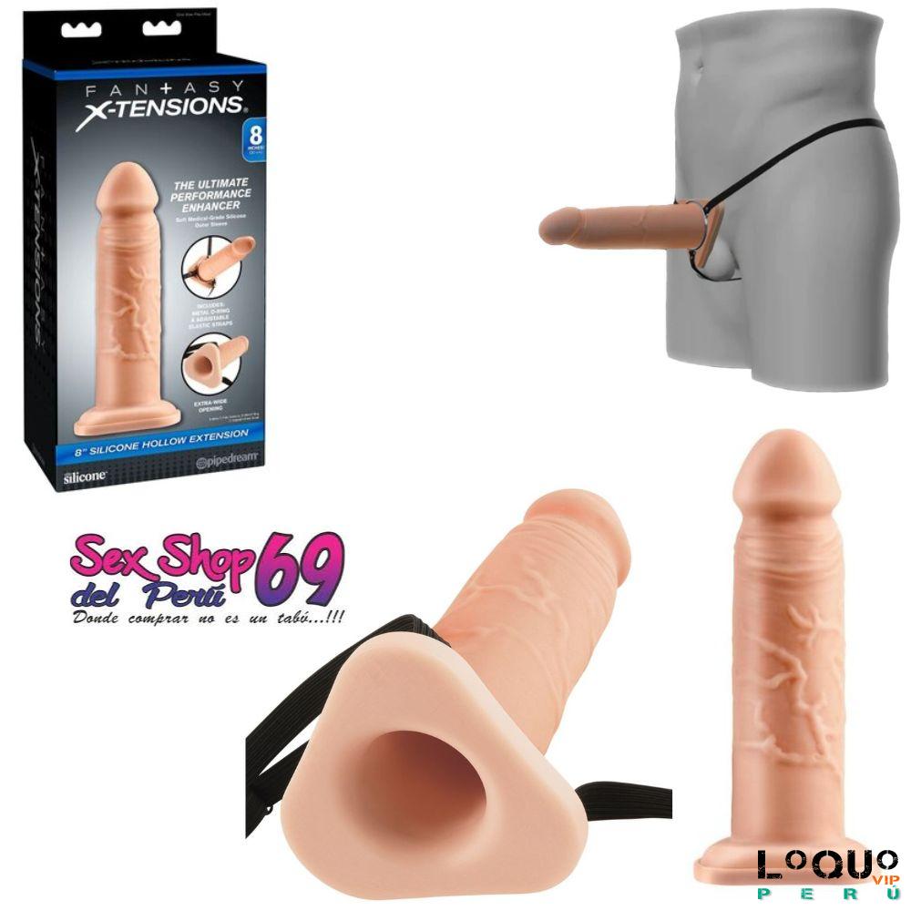 Sex Shop Tumbes: ARNES HUECO EXTENSION PENE 20CM