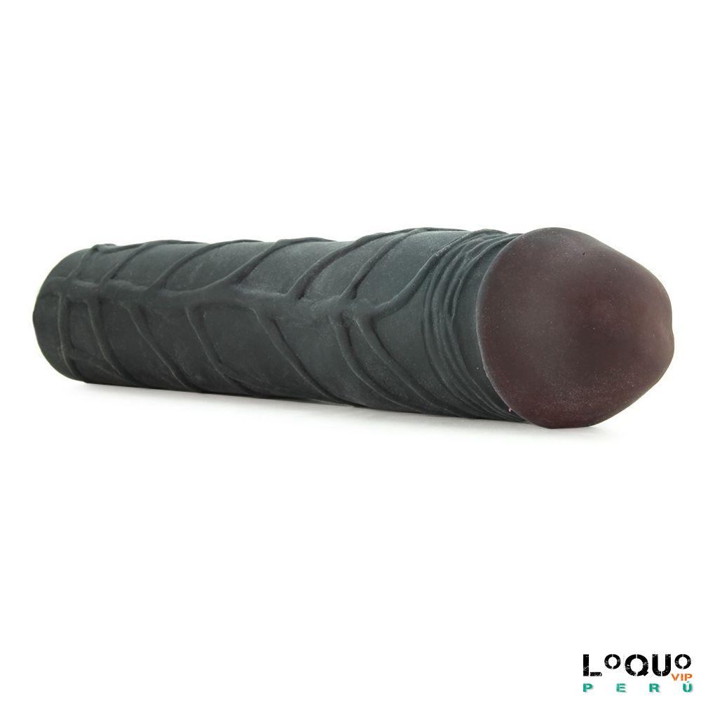 Sex Shop Tumbes: Funda  Mega extensión de 3 pulgadas, color negro