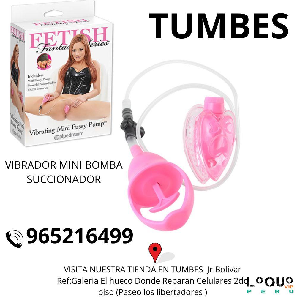 Sex Shop Tumbes: Bomba de vagina vibradora Rosa