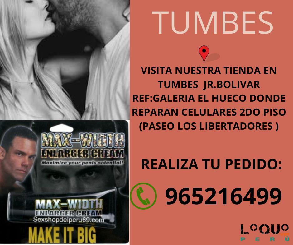 Sex Shop Tumbes: Crema Crecimiento Max-Width
