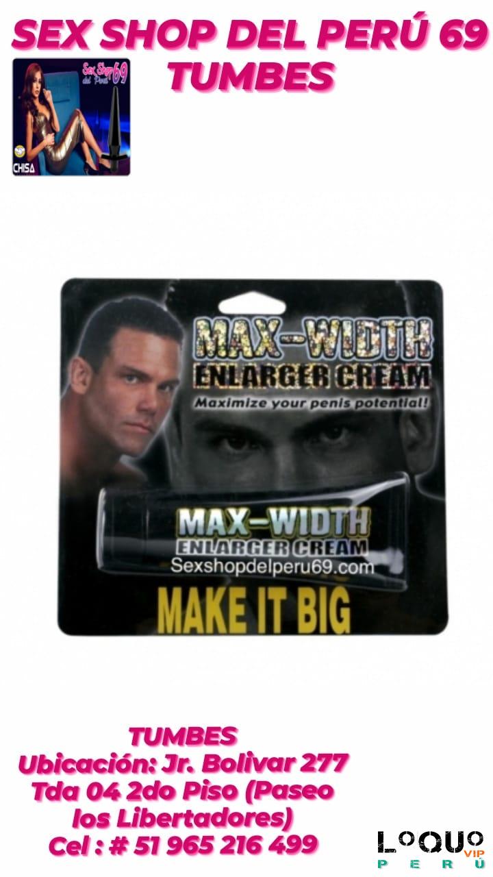 Sex Shop Tumbes: Crema Crecimiento Max-Width