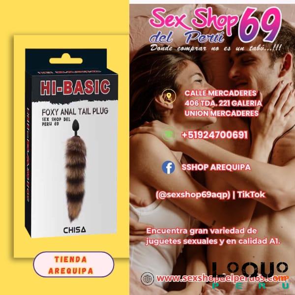 Sex Shop Arequipa: Plug hi Basic cola de zorro AREQUIPA -CERCADO