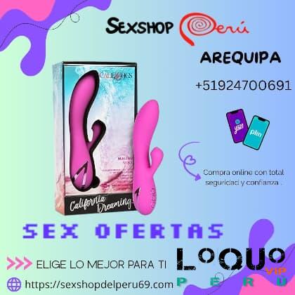 Sex Shop Arequipa: conejo Malibu rosa ENVIO DISCRETO +51924700691