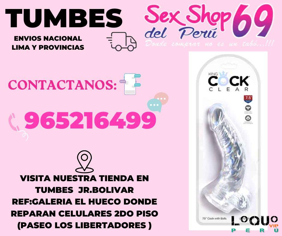 Sex Shop Tumbes: Juguete realista de 19 cm con ventosa