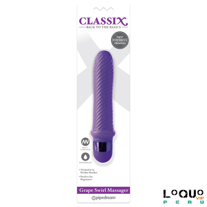 Sex Shop Lima: REMOLINO MORADO DE SILICONA SUAVE
