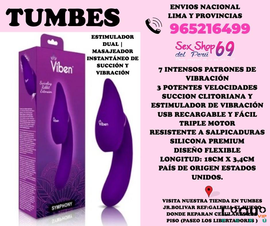 Sex Shop Tumbes: Vibrador con triple motor insertable 965216499