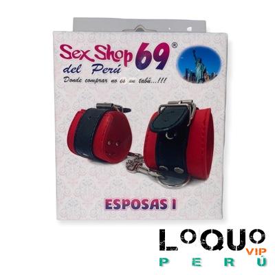 Sex Shop Lima: esposas 1 rojo de cuero