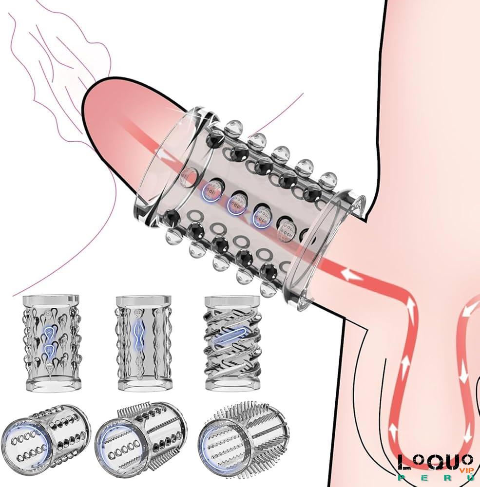 Sex Shop Cusco: Kit de funda para pene Stay Hard – Transparente