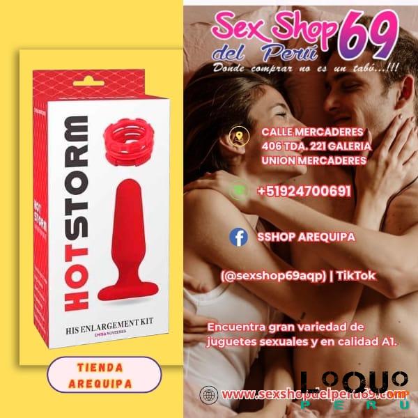 Sex Shop Arequipa: PLUG MINI CON ANILLOS // DOBLE JUEGO PARA COMPARTIR EN PAREJA
