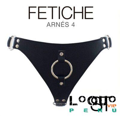 Sex Shop Lima: panty 4 con argolla CUERO