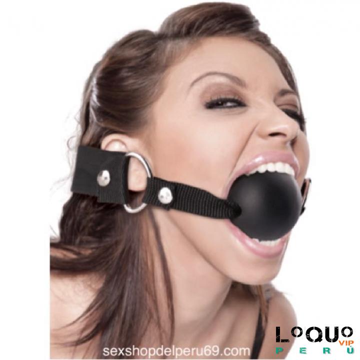 Sex Shop Lima: MORDAZA CON  NEGRO