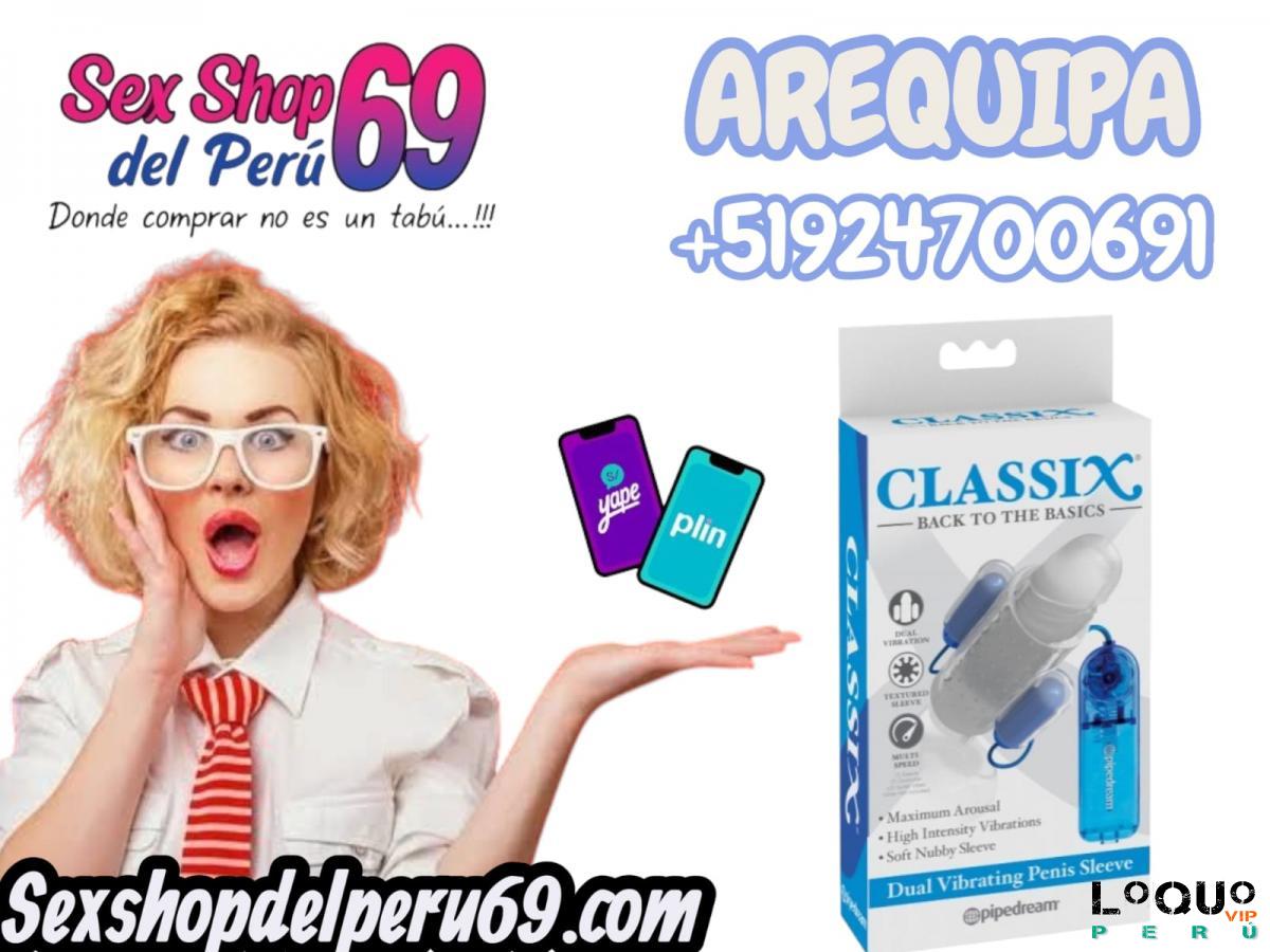 Sex Shop Arequipa: CLASSIX MANGA DUAL. +51924700691