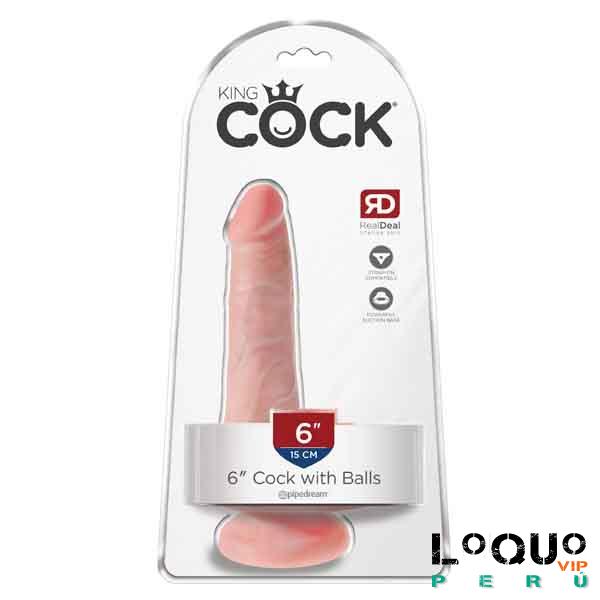 Sex Shop Lima: PIEL KING COCK 6 BLANCO