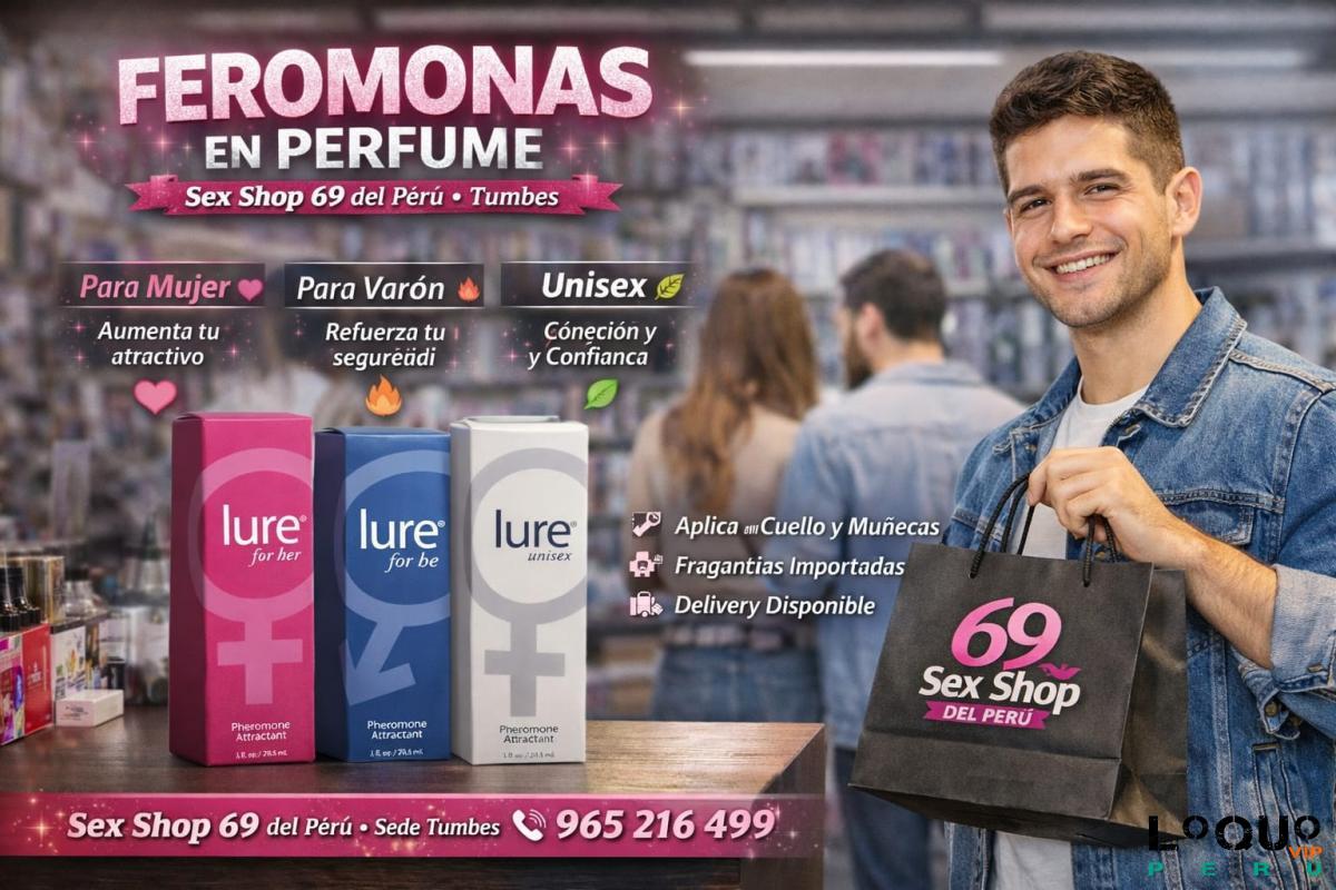 Sex Shop Tumbes: Feromonas unisex Perú – Perfume con feromonas original
